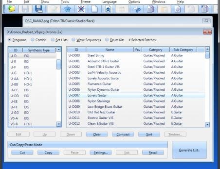 organise triton extreme PCG using PCG tools